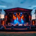 Riley Green durante il suo tour di musica country nel Regno Unito