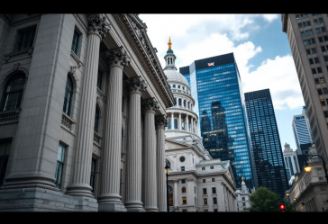 Grafico che illustra il rischio di shutdown negli USA