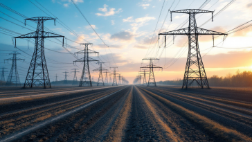 Robot che esegue manutenzione su linee elettriche italiane