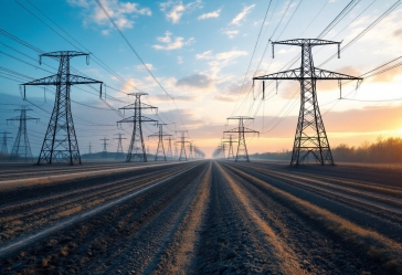 Robot che esegue manutenzione su linee elettriche italiane