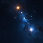 Immagine di un sistema binario nel S cluster