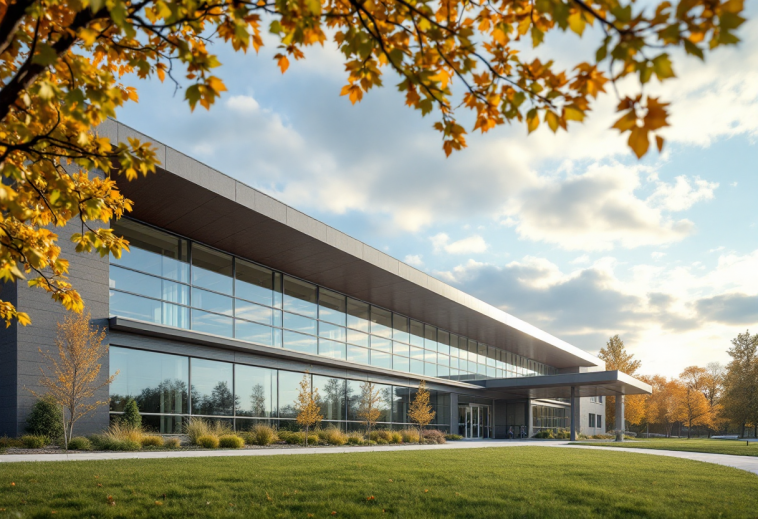 Immagine di una scuola a Green Bay con misure di sicurezza