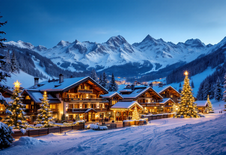 Grafico tassi di occupazione alberghiera in Italia durante le vacanze di Natale