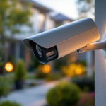 Telecamera Tapo C500 installata all'esterno per sorveglianza