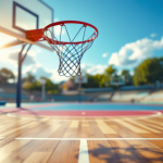 Giocatrice dell'Illinois in azione per un tiro da tre punti