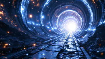 Immagine di un tunnel interstellare nel sistema solare