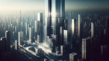 Logo SpaceX con grafico di crescita della valutazione