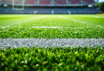 Giocatori Vikings e Packers in azione durante la partita NFL