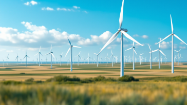 Immagine della nuova centrale di Adani Green Energy