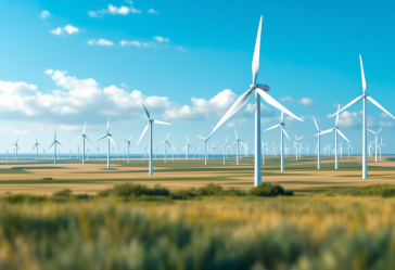 Immagine della nuova centrale di Adani Green Energy