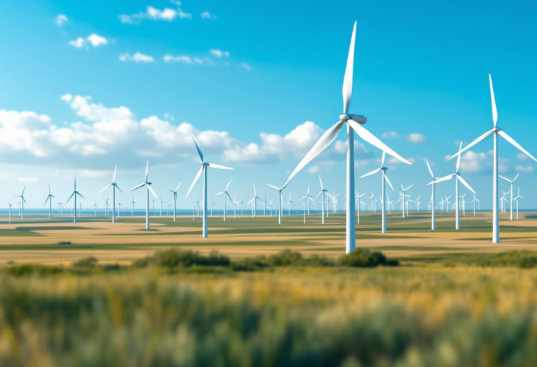 Immagine della nuova centrale di Adani Green Energy