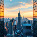 Rappresentazione del nuovo inizio dell'America con Trump