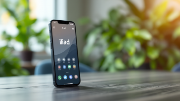 Screenshot della nuova app iliad per SIM