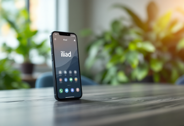 Screenshot della nuova app iliad per SIM