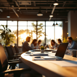 Logo Apple con simboli di intelligenza artificiale