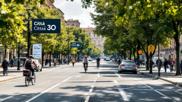 Immagine del progetto Città 30 a Bologna con pedoni sicuri