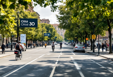 Immagine del progetto Città 30 a Bologna con pedoni sicuri