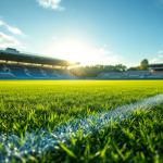 Calciatori professionisti in azione durante una partita
