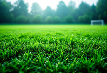 Giocatori di calcio mostrano la carta verde per il fair play