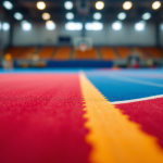 Squadra di cheerleading di Bowling Green in allenamento