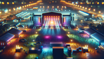 Un pubblico entusiasta durante un concerto dal vivo