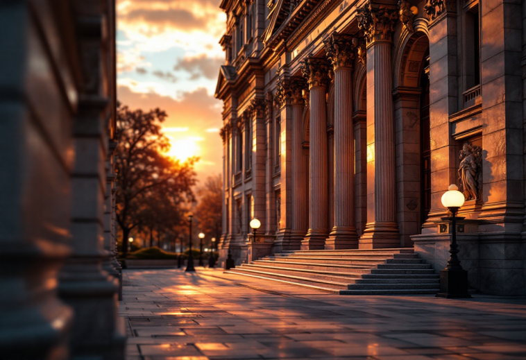 Donald Trump durante l'inaugurazione del suo secondo mandato
