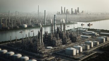 Grafico che illustra l'evoluzione del mercato petrolifero