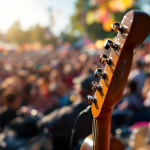 Immagine del Festival di Sanremo con artisti sul palco