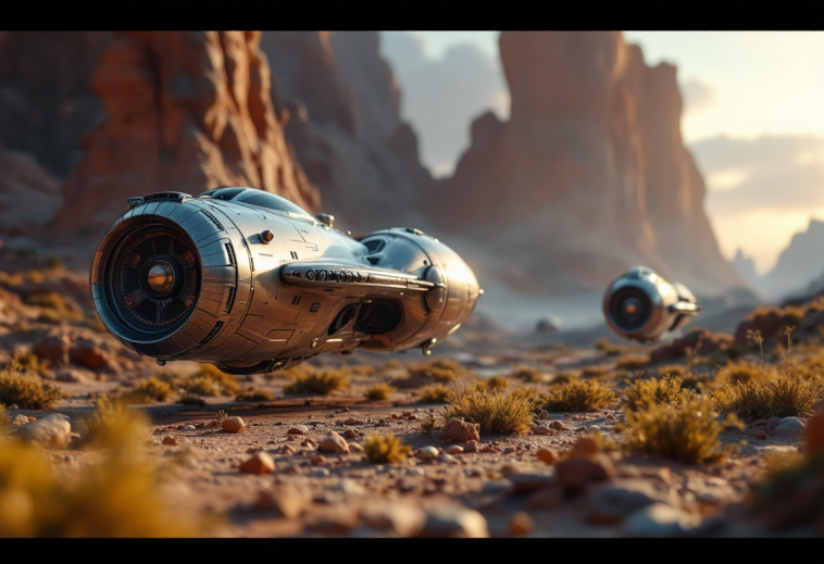 Immagine di Galaxy Quest con personaggi iconici della fantascienza