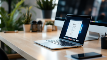 Screenshot di Gnome Tiling Shell con nuove funzionalità