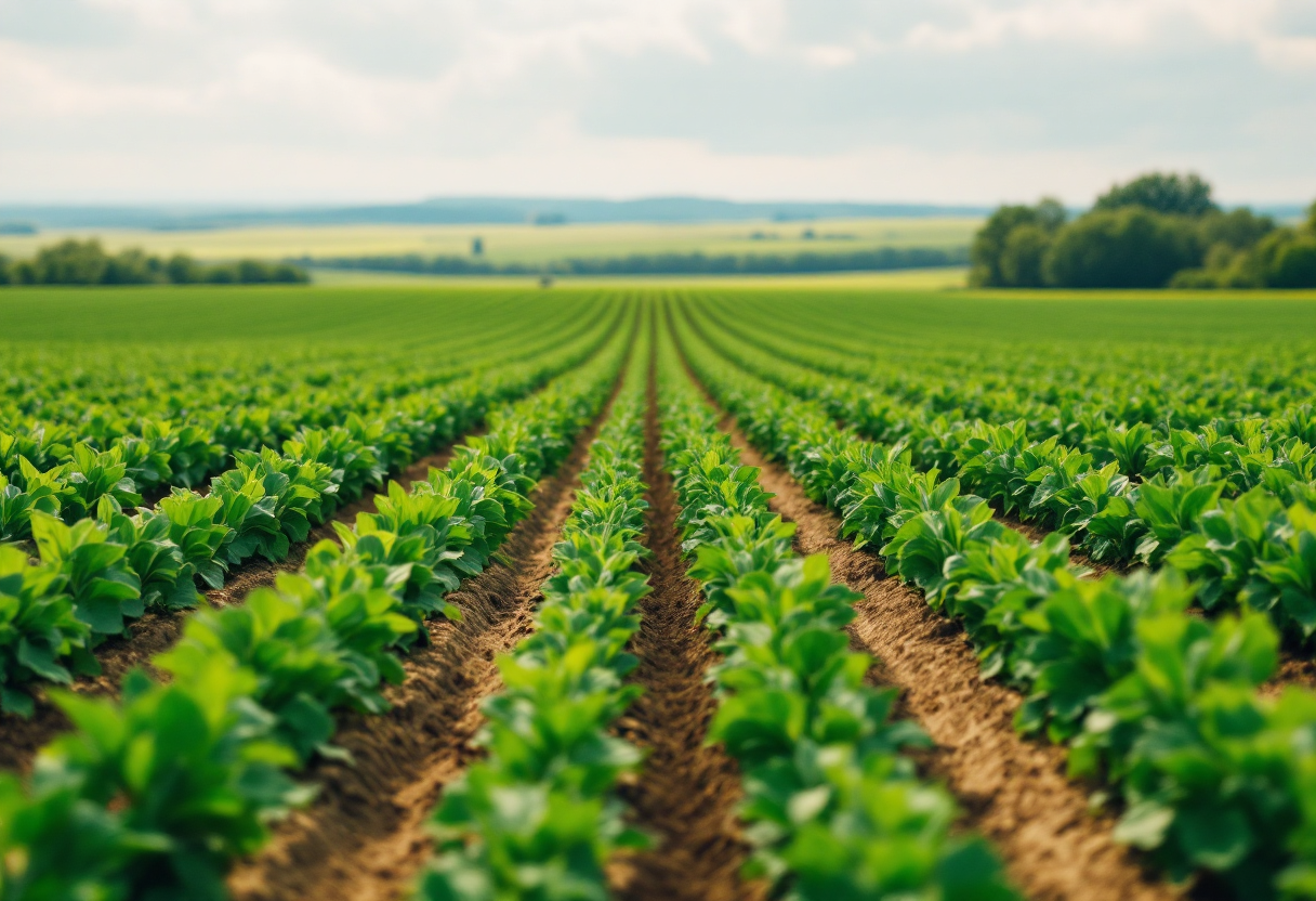Scena del film Green and Gold che mostra agricoltura nel Wisconsin