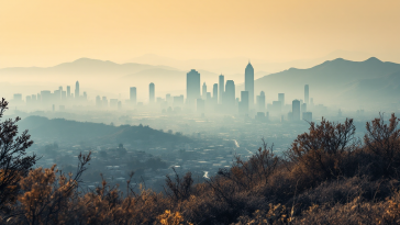 Immagine di incendi devastanti a Los Angeles