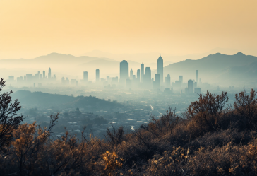 Immagine di incendi devastanti a Los Angeles