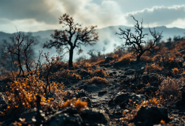 Incendi devastanti in California con fumi e fiamme