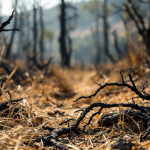 Immagine di incendi devastanti in California
