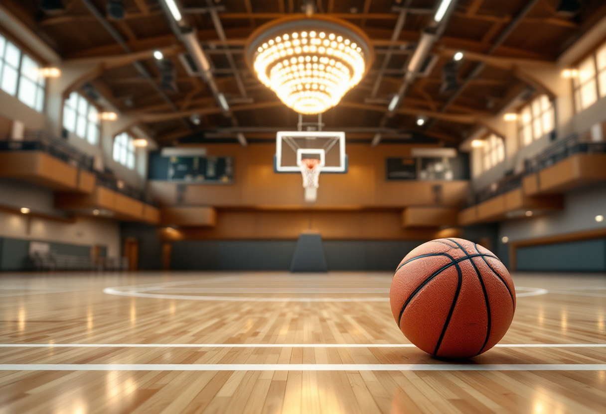 Giocatori dei Golden State Warriors in campo dopo vittoria