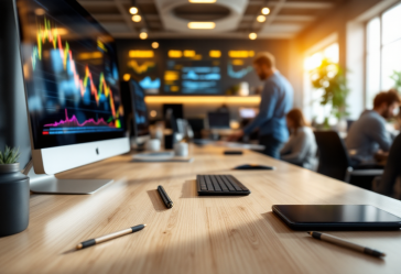 Rappresentazione dell'AI che trasforma il settore finanziario