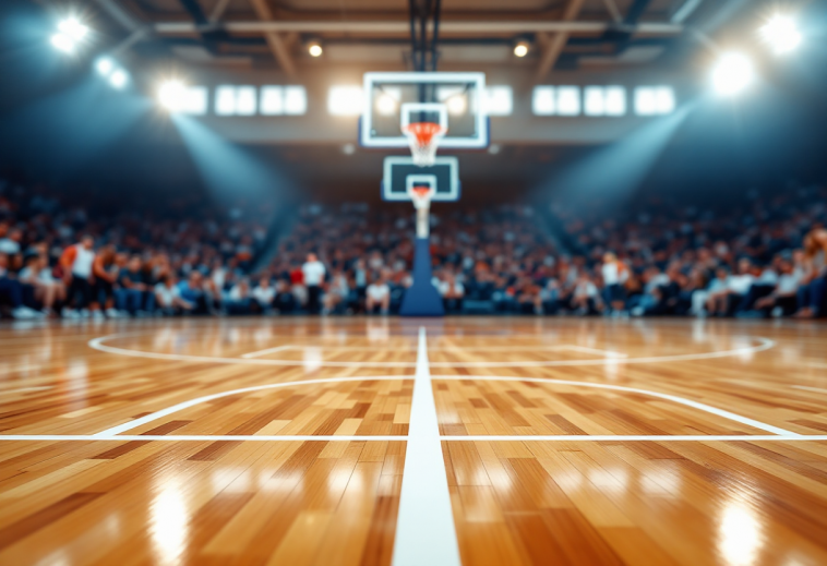 Jasen Green in azione durante una partita di basket universitario