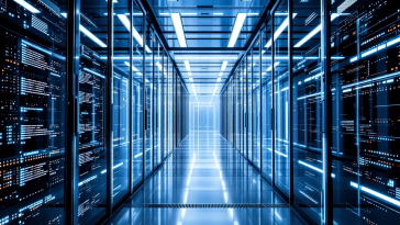 Logo di Meta con simboli di intelligenza artificiale