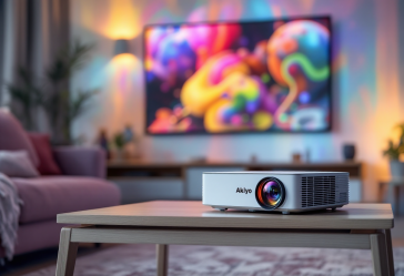 Mini proiettore Akiyo per un'esperienza cinematografica