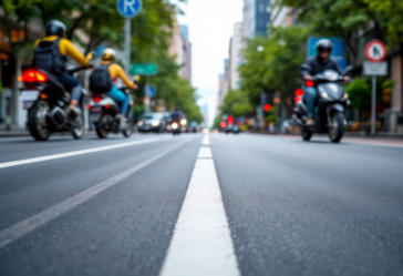 Immagine di bici e moto sostenibili in Italia