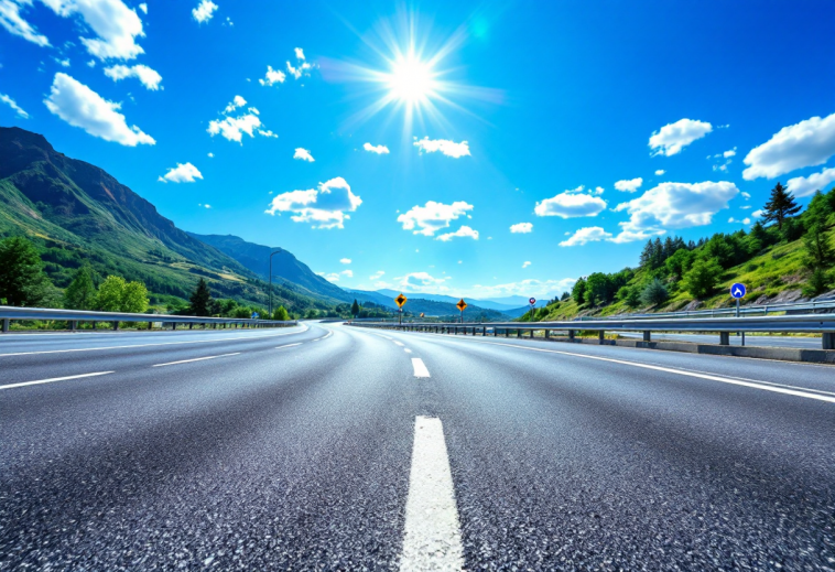 Droni in azione sul monitoraggio dell'autostrada A35 Brebemi