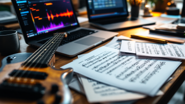 Immagine che rappresenta la musica generata dall'intelligenza artificiale