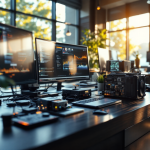 Logo di NVIDIA e Run:ai in un contesto di intelligenza artificiale