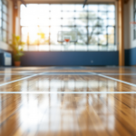 Giocatrici di basket femminile universitario in azione