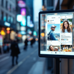 Immagine che mostra la nuova griglia del profilo Instagram