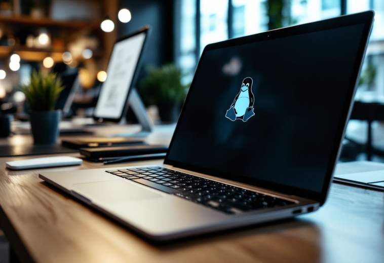 Immagine che illustra le novità di Linux 6.14