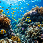 Immagine di una fotografia subacquea esposta all'Ocean Art 2024