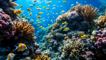 Immagine di una fotografia subacquea esposta all'Ocean Art 2024