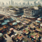 Scorcio di Philadelphia con riferimenti a Rocky e cultura italiana